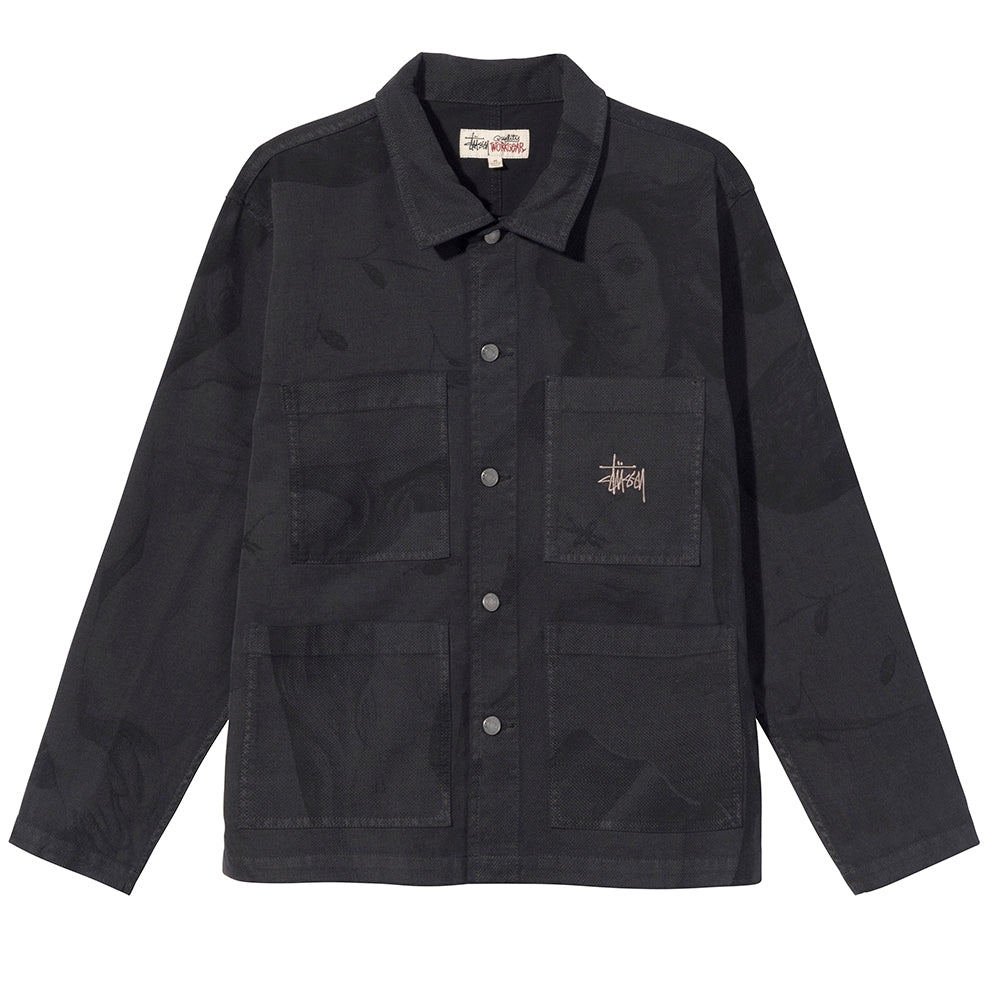 STÜSSY VENUS CHORE JACKET // BLACK – Collateral