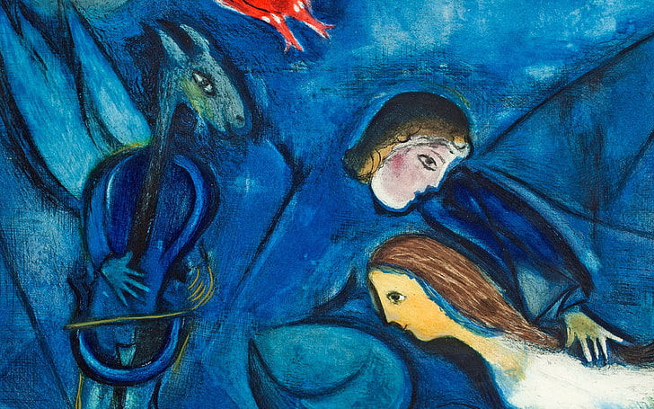 ≪ マルク・シャガール ≫ オリジナルリトグラフ 1960年 BOUQUET WITH