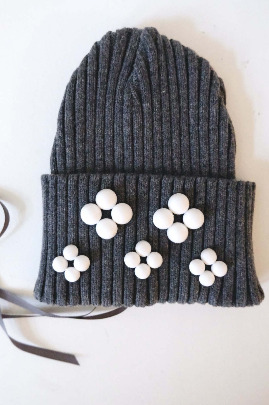 RIV NOBUHIKO (リブ ノブヒコ）RAMMI KNIT CAP grey - The Galaxy