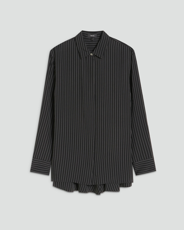 Theory ウォッシャブルブラウス（黒） Theoryウォッシャブルブラウス（黒）