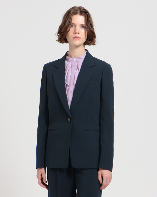 セオリーリュクス ネイビー ストライプ セットアップ サイズ違い