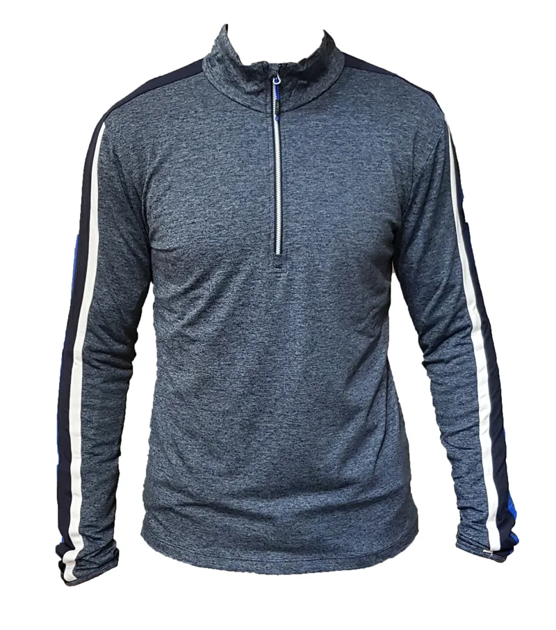 CMP Mens Eddy Softech Mid Layer Top in Blue The Ski Shop