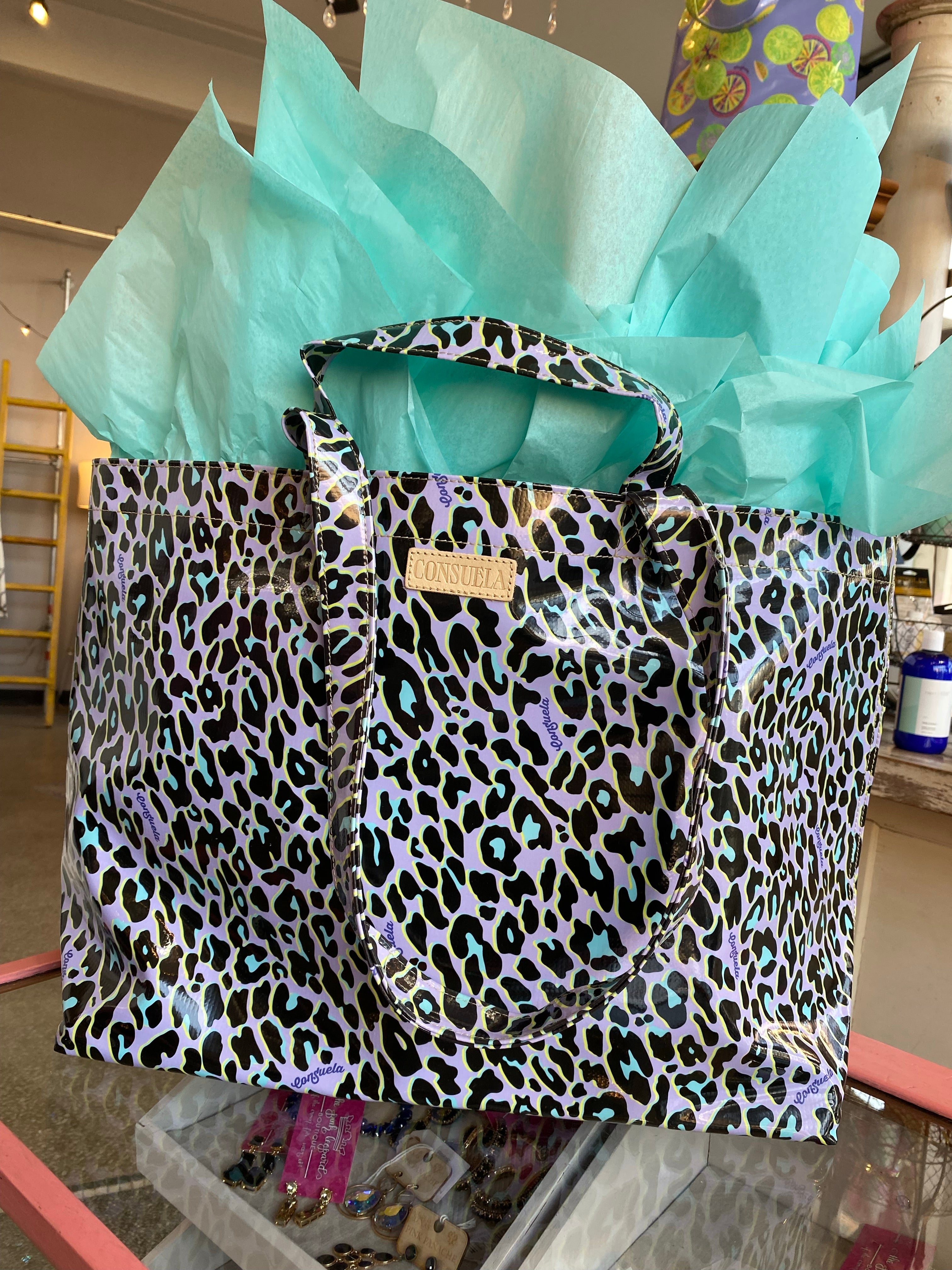 Jumbo Bag - Consuela •• Lavender Leopard – The Pink Leopard