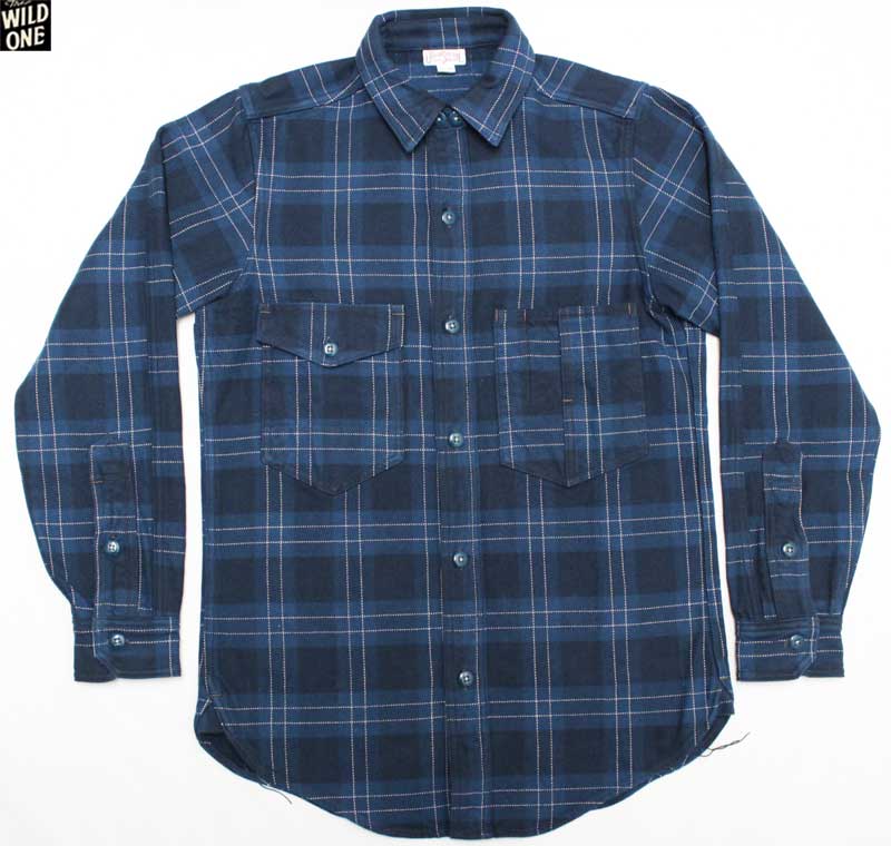 フリーホイーラーズ【ブライストン】裏起毛ネルシャツ FREEWHEELERS