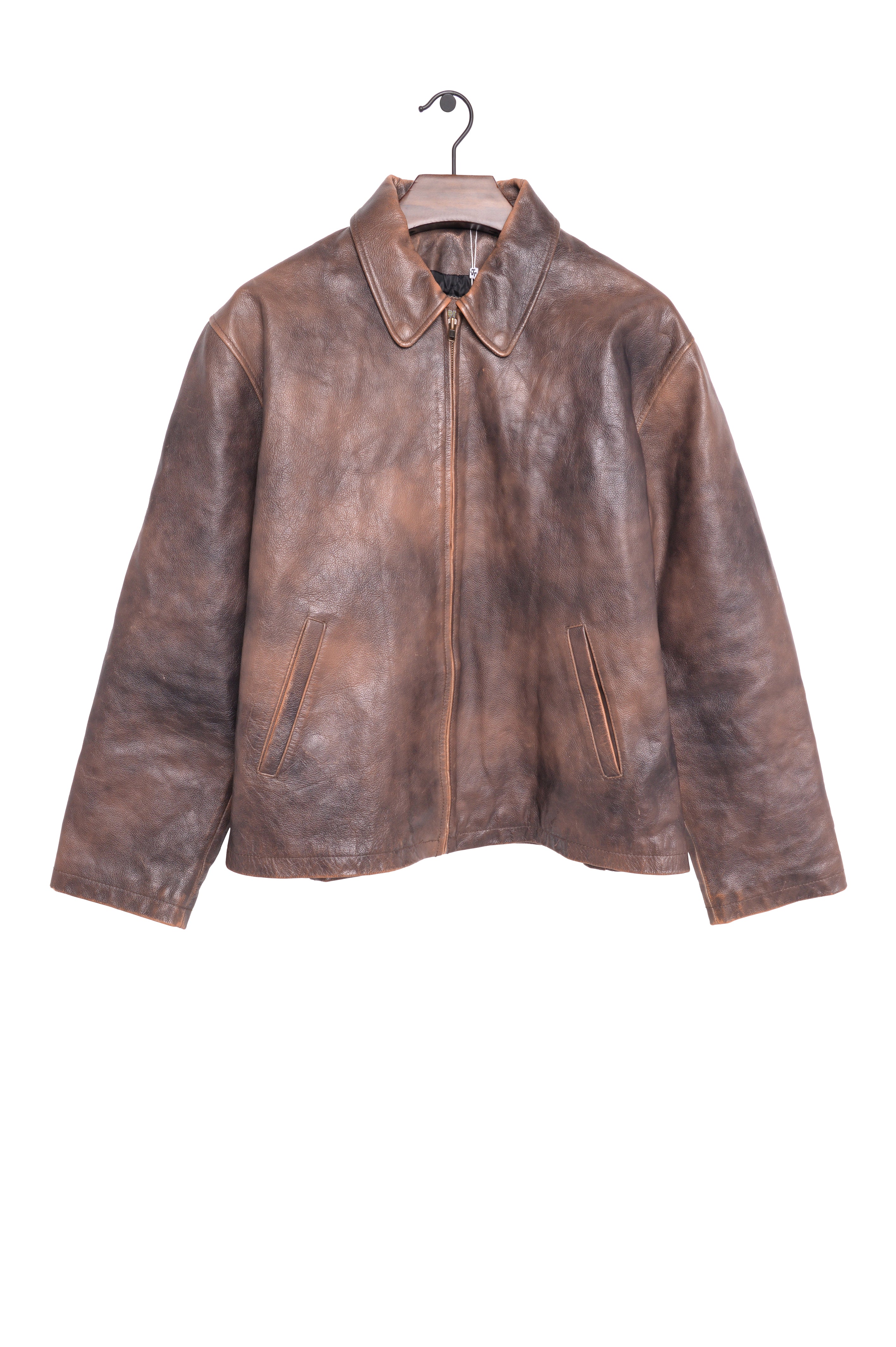 Faded Leather Jacket – The Vintage Twin