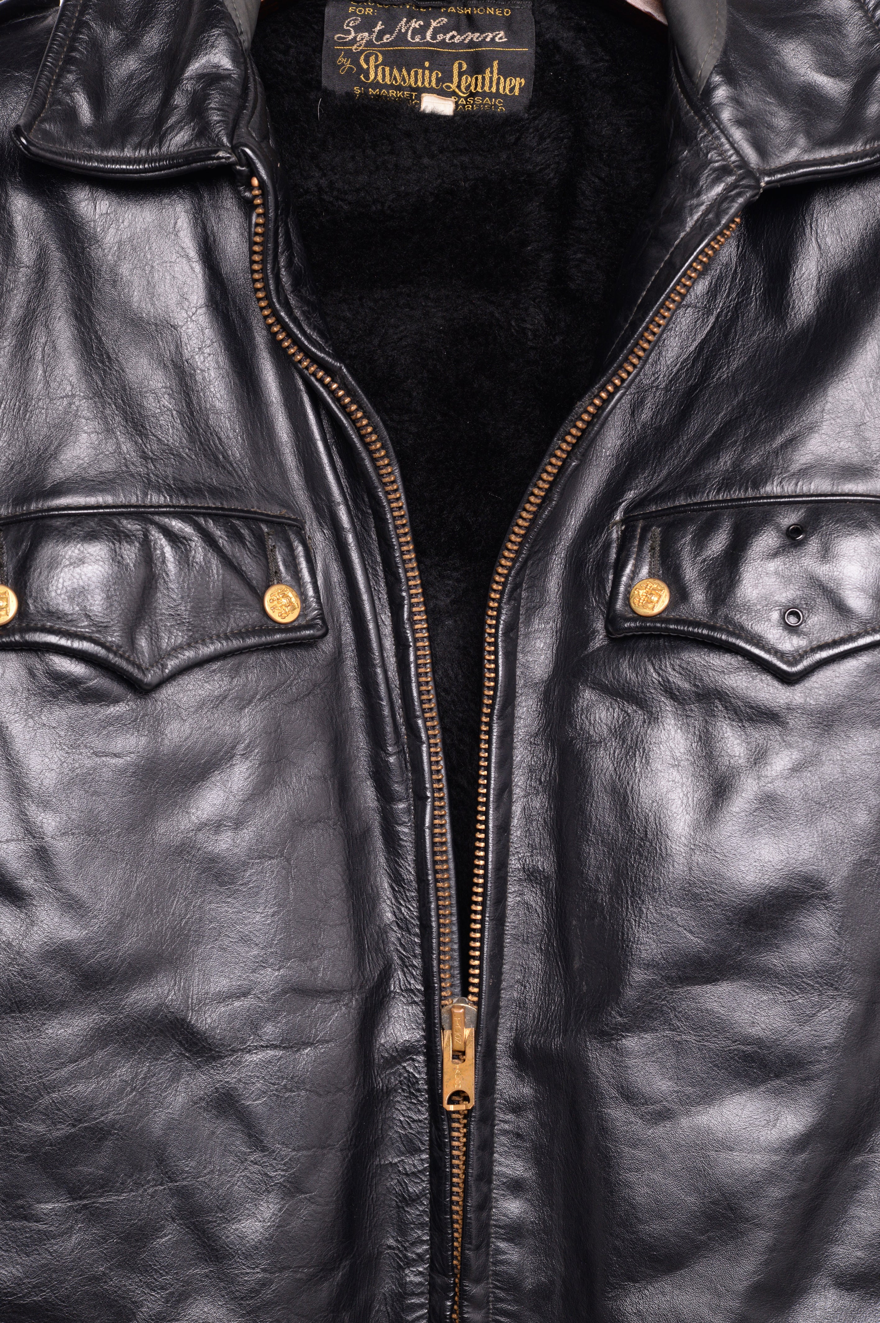 1960s Leather Jacket Free Shipping - The Vintage Twin
