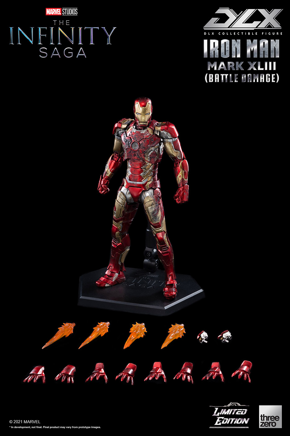 Marvel Studios: The Infinity SagaDLX Iron Man Mark 43 (Battle