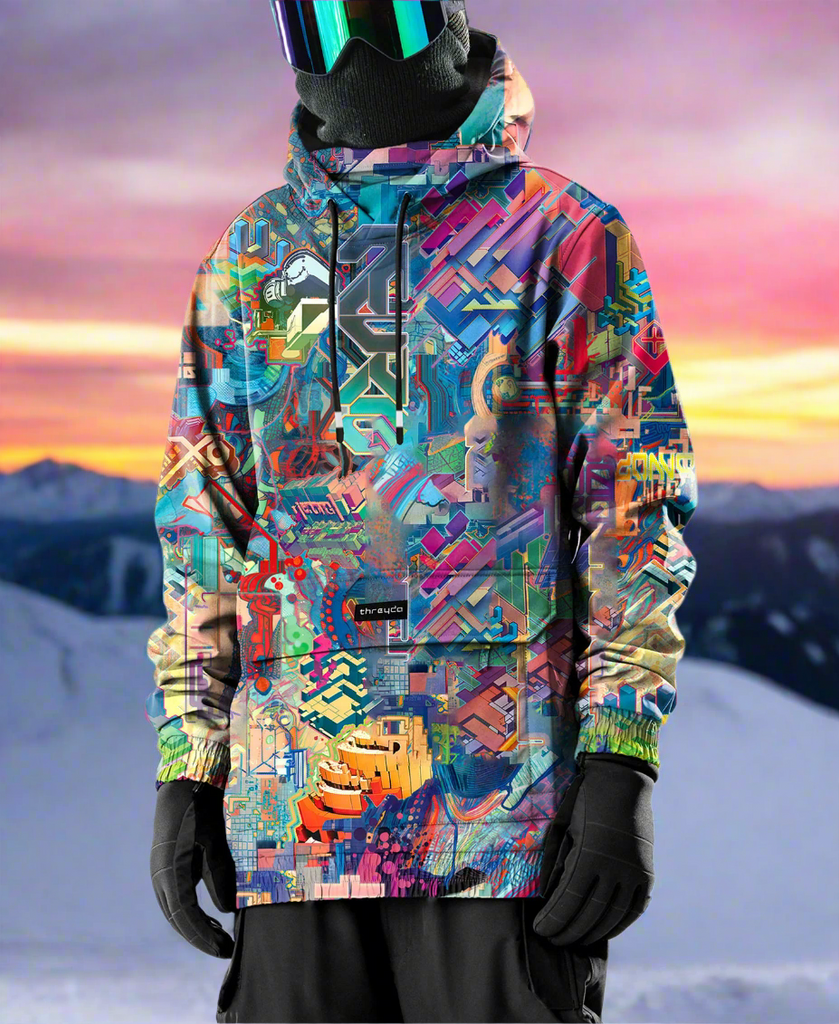 Lilith Waterproof Pullover Shell Jacket by Android Jones - Threyda