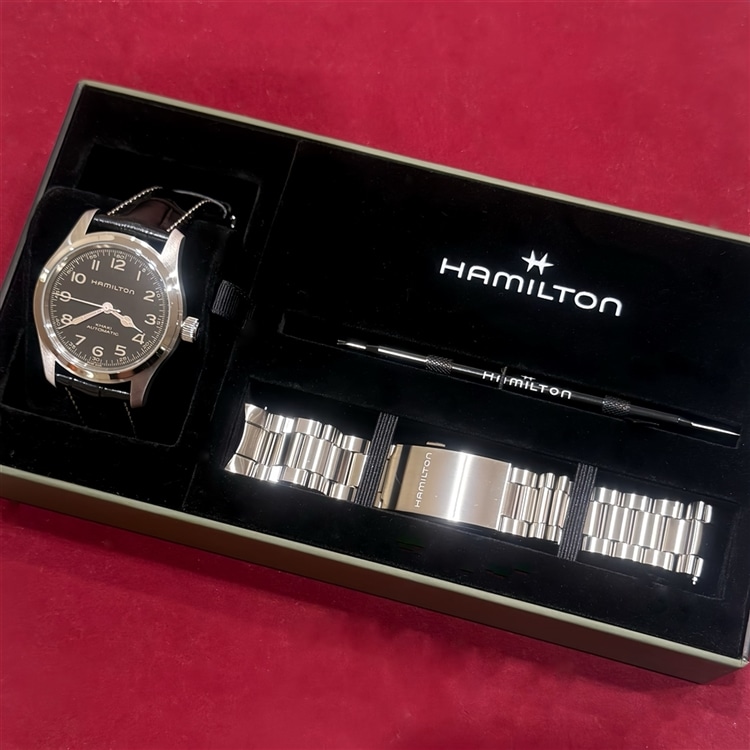 HAMILTON】カーキ フィールド MURPH 42mmベルトセットが登場