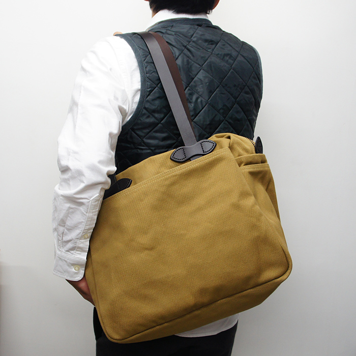 FILSON（フィルソン）TOTE BAG WITH ZIPPER（ジッパー付トートバッグ