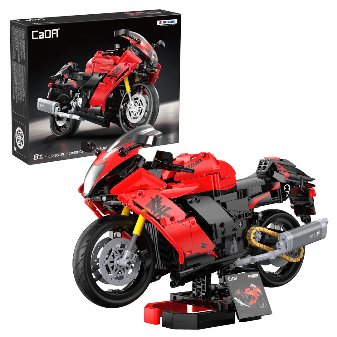 Cada C64051W Suzuki Hayabusa Motorbike 1:6 - 1043pcs (Lego