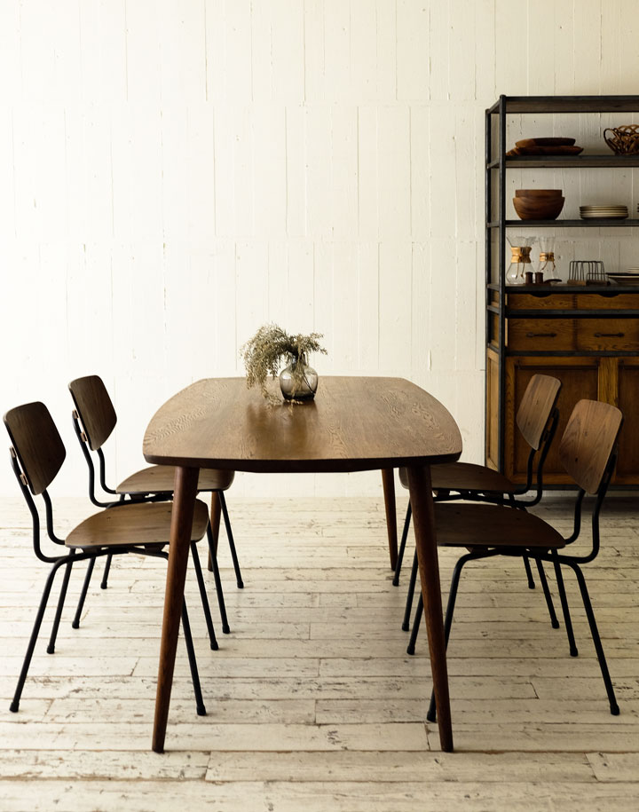 SUTTO DINING CHAIR － WOOD SEAT | TRUCK FURNITURE