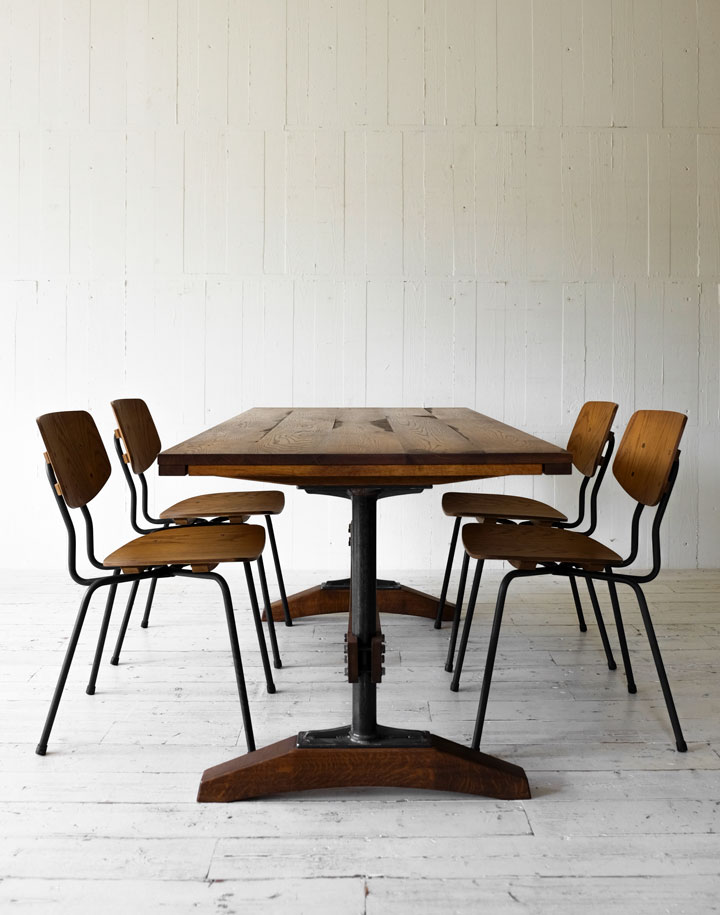 SUTTO DINING CHAIR － WOOD SEAT | TRUCK FURNITURE