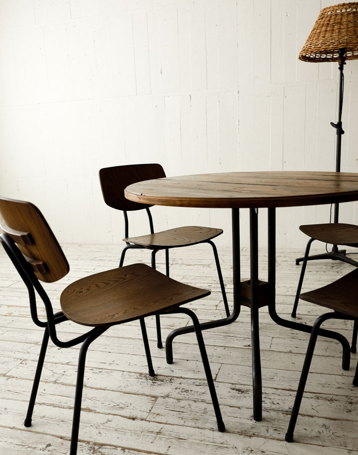SUTTO DINING CHAIR － WOOD SEAT | TRUCK FURNITURE