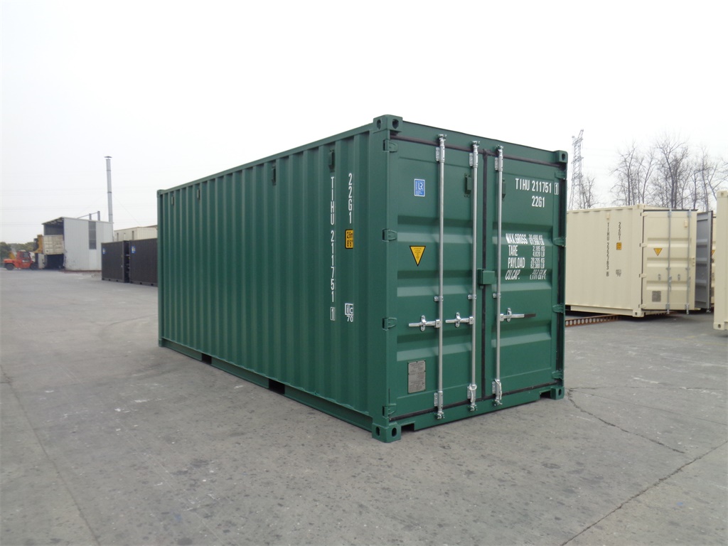 20' GP DV Pine Green Container - Tradecorp Container Sales & Rental