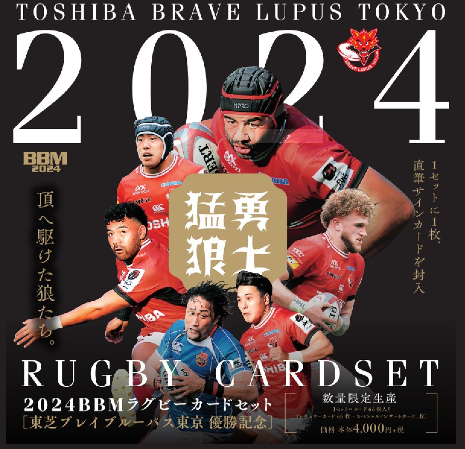 🏉 2024 BBM ラグビーカードセット 東芝ブレイブルーパス東京 優勝記念