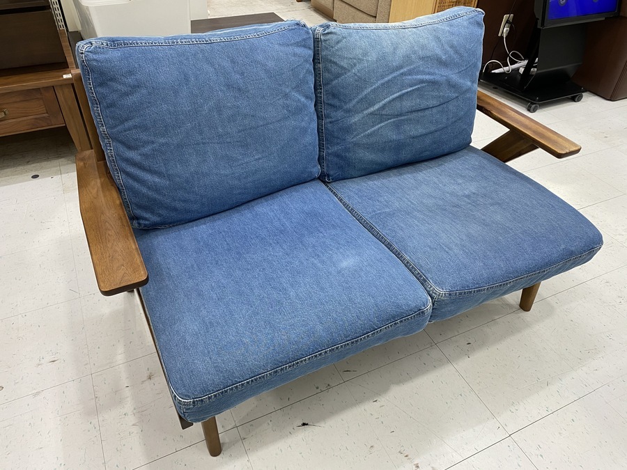 UNICO（ウニコ）のデニムカバーリングソファ2シーター【SWELLA】が買取