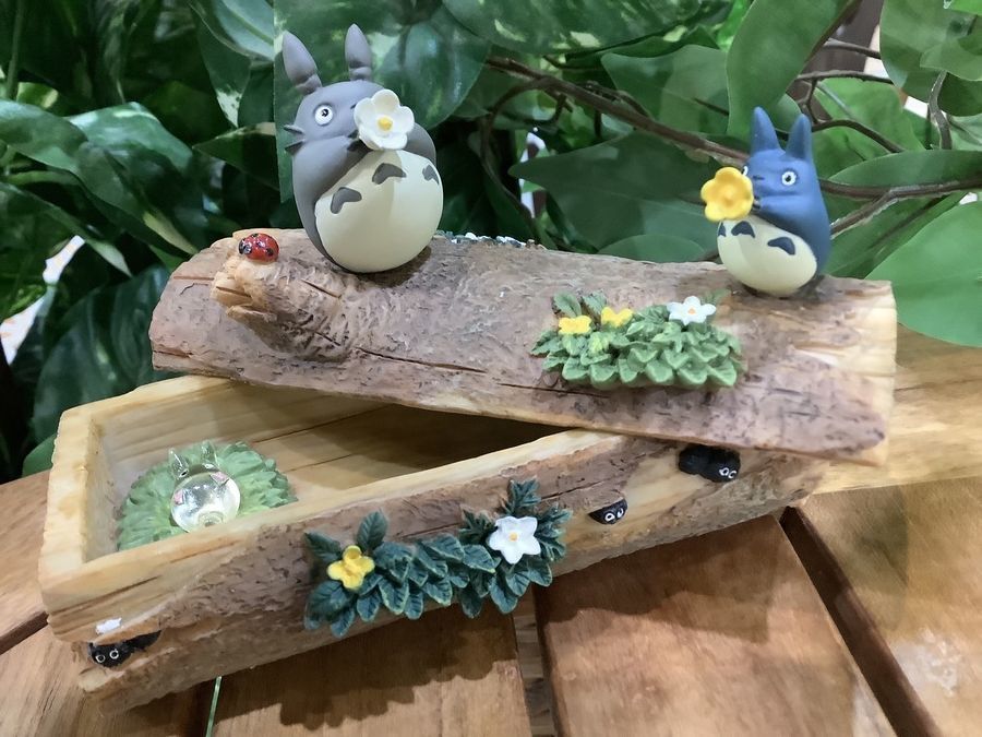 スタジオジブリ となりのトトロ 小物入れ お花のラッパが買取入荷致し