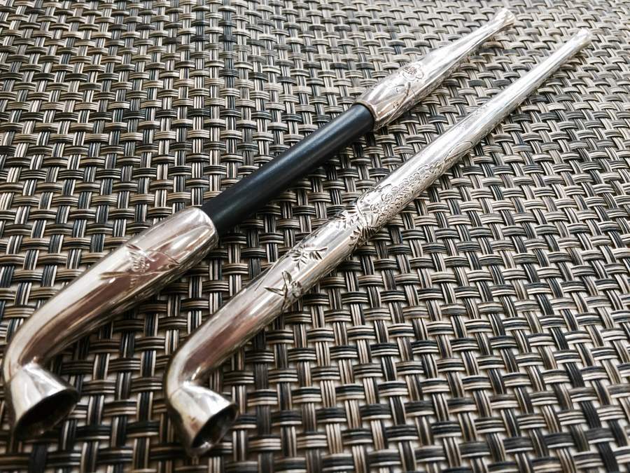 幕張店】これは渋い…!!純銀製の煙管（キセル）が二点入荷致しました