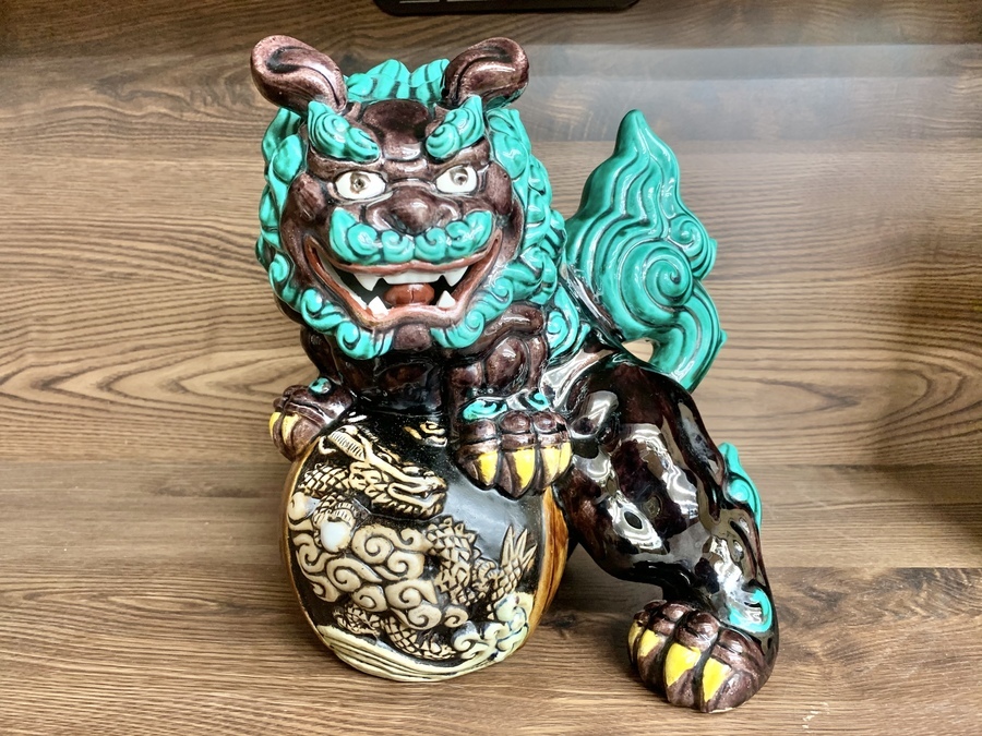丸谷焼】伝統工芸品！獅子の置物のご紹介です！【トレファク花小金井店