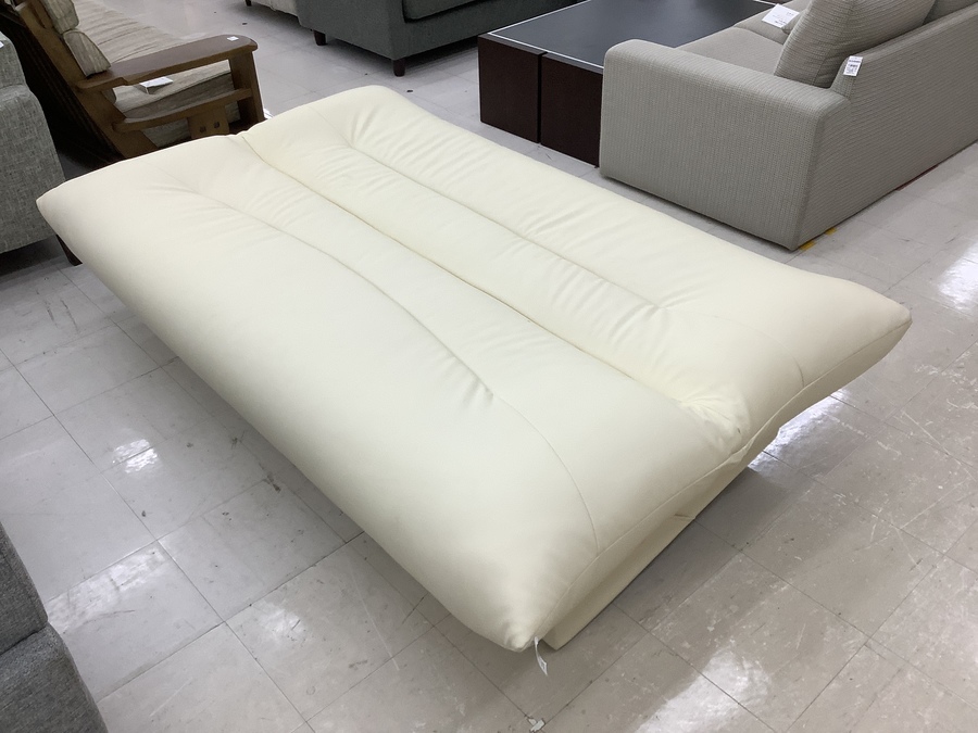 スマホで購入】シノハラ製作所 ソファーベッド アイボリー ソフト