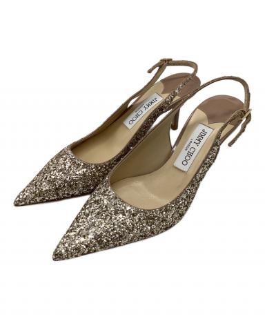 中古・古着通販】JIMMY CHOO (ジミーチュウ) グリッターパンプス