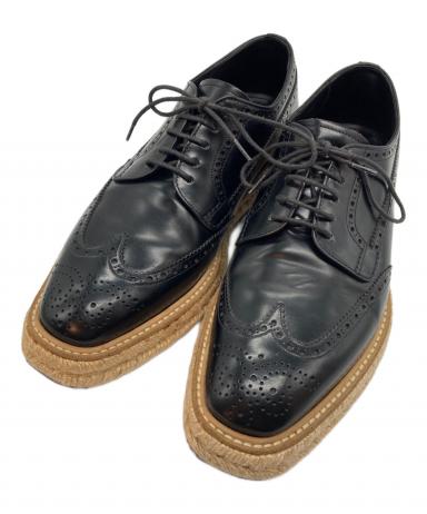 中古・古着通販】PRADA (プラダ) エスパドリーユウィングチップ