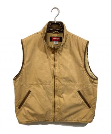中古・古着通販】Wrangler (ラングラー) ダックベスト ベージュ サイズ