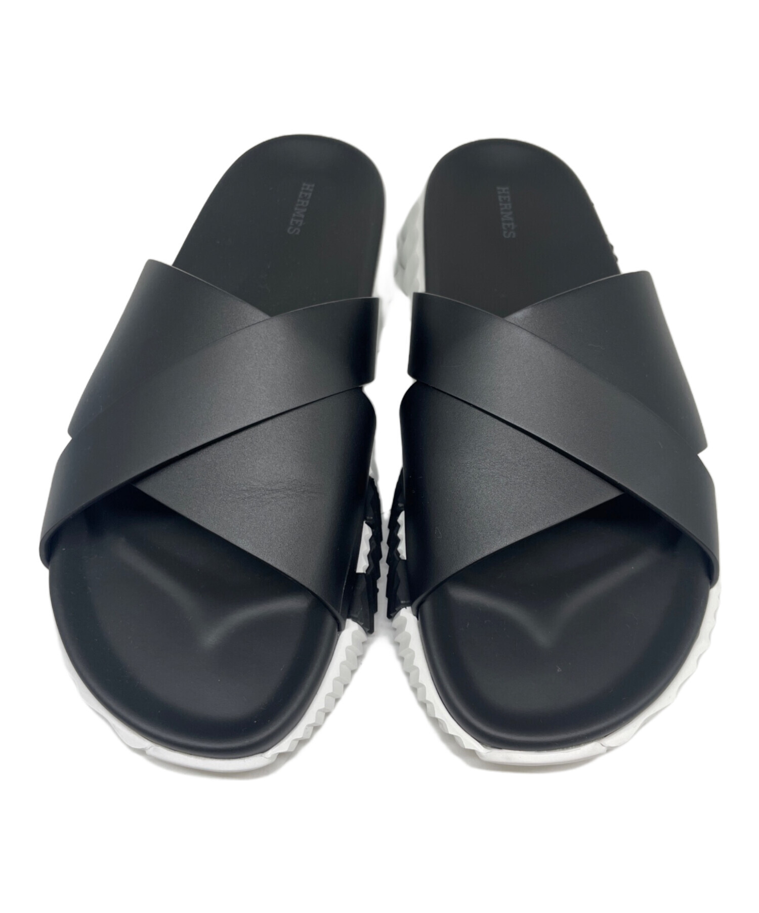 中古・古着通販】HERMES (エルメス) サンダル 《インフラ》 ブラック