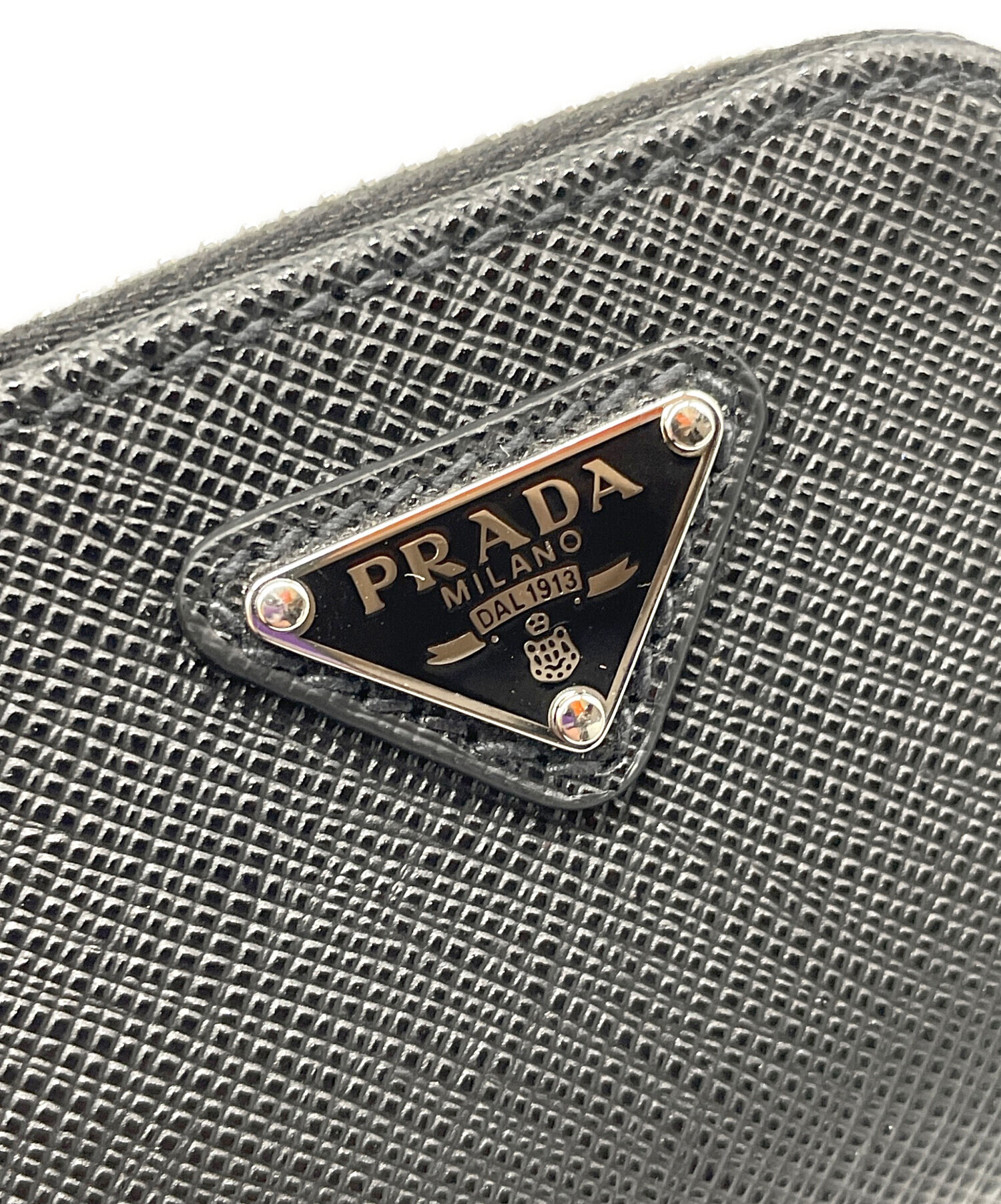 中古・古着通販】PRADA (プラダ) サフィアーノレザー キーホルダー