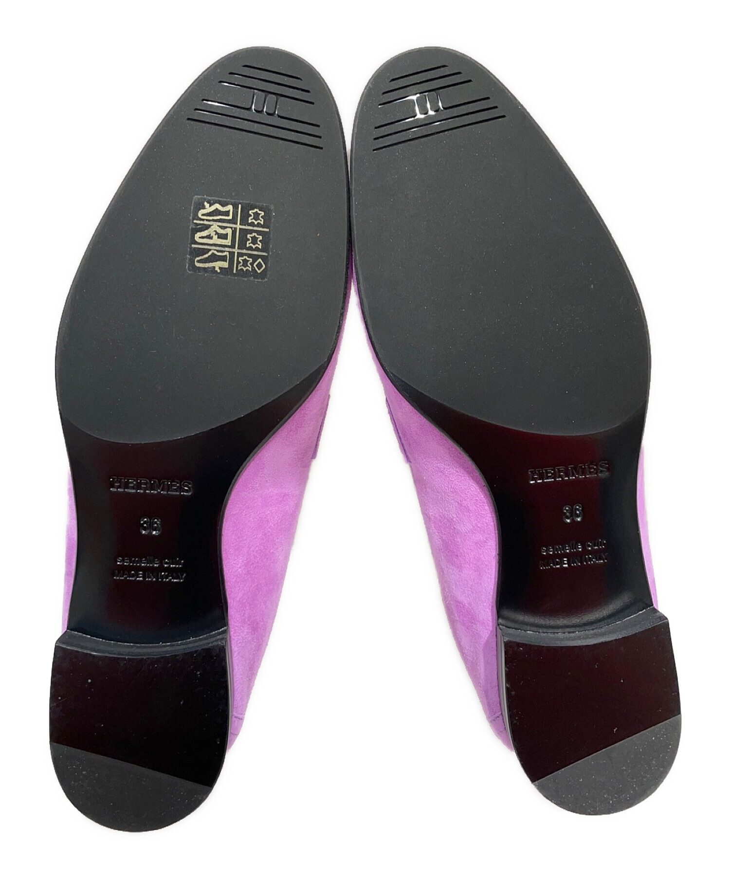 中古・古着通販】HERMES (エルメス) モカシン ロワイヤルパープル