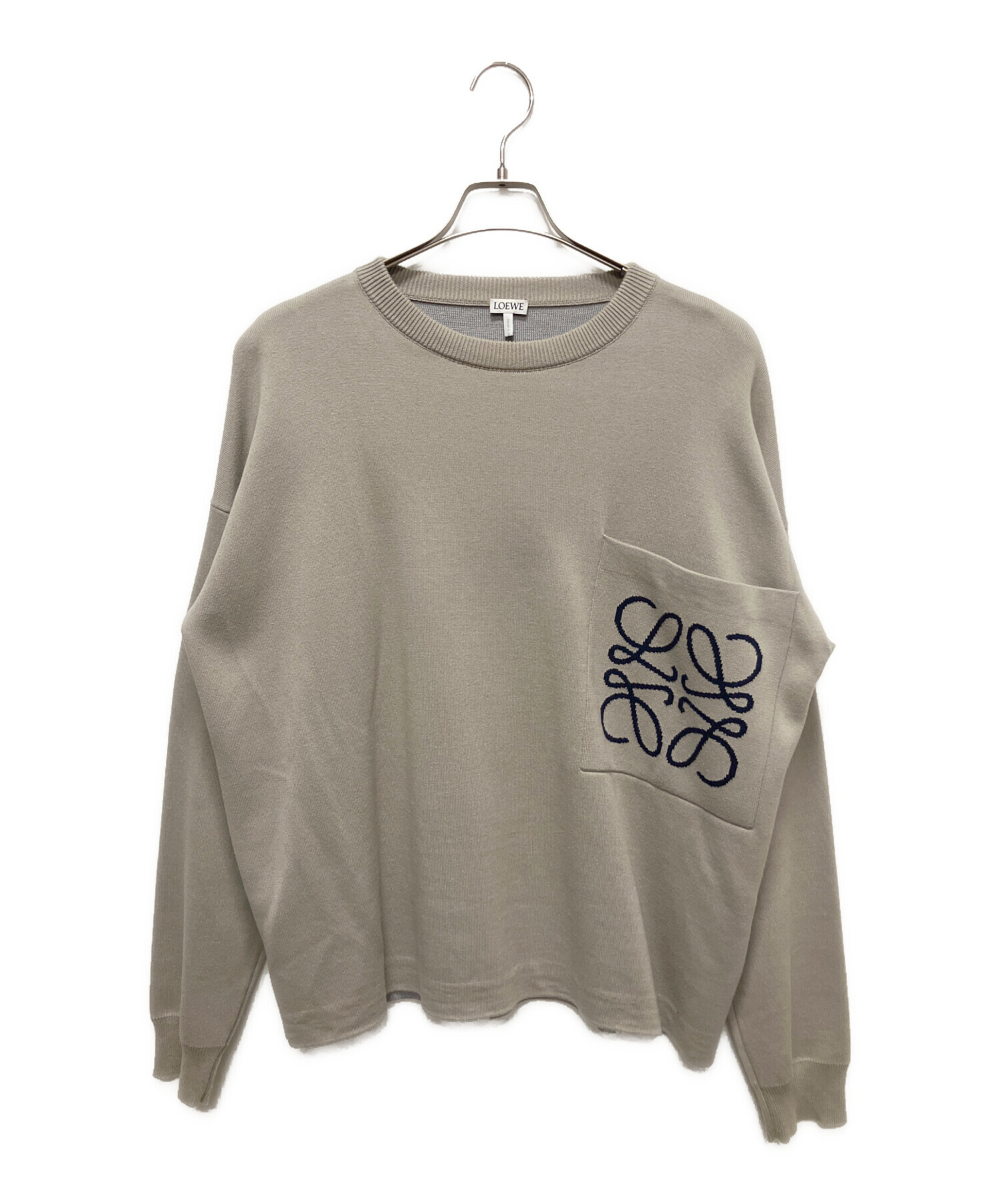 中古・古着通販】LOEWE (ロエベ) アナグラムインターシャポケット