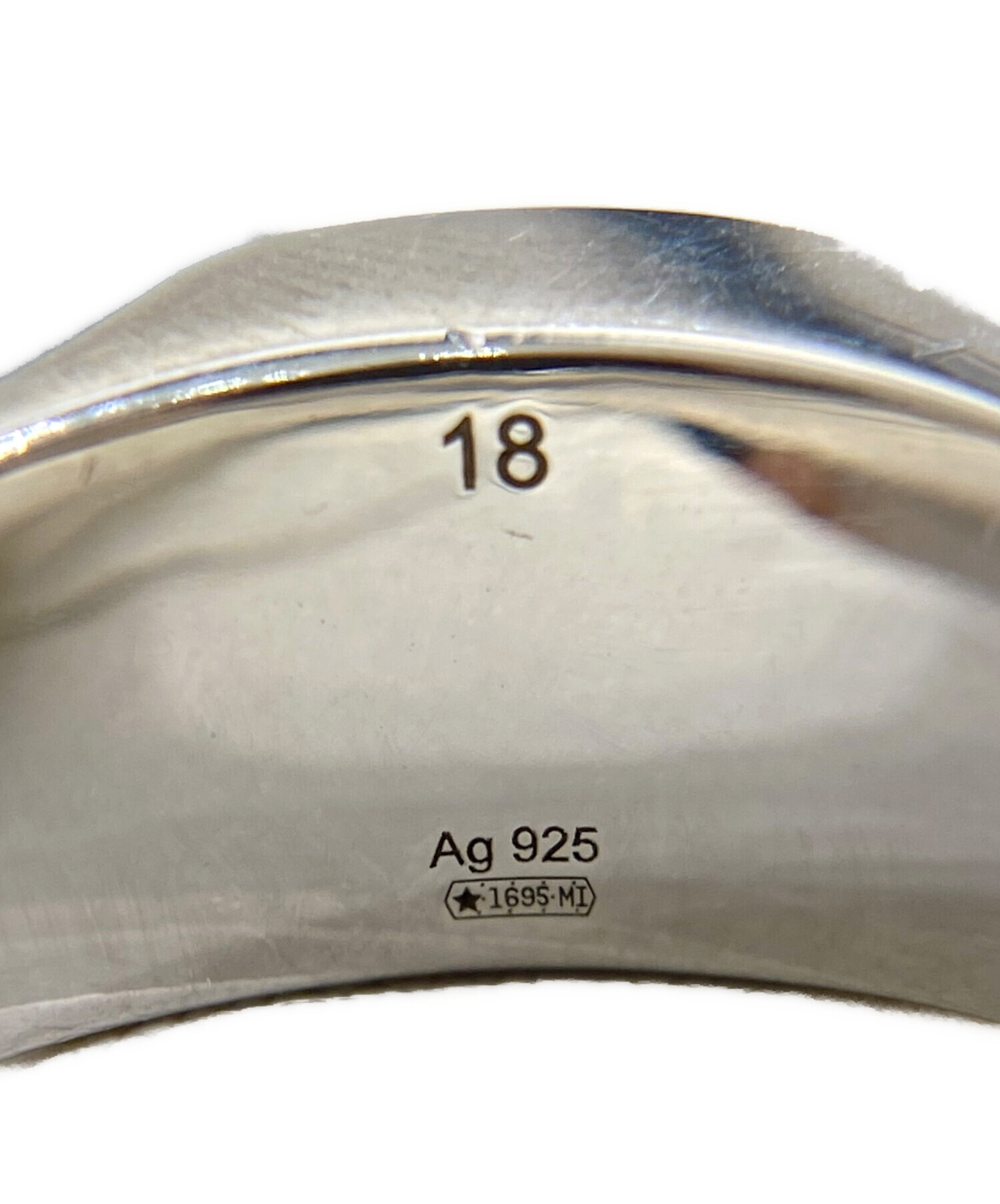 中古・古着通販】GUCCI (グッチ) トレードマーク スリム リング サイズ