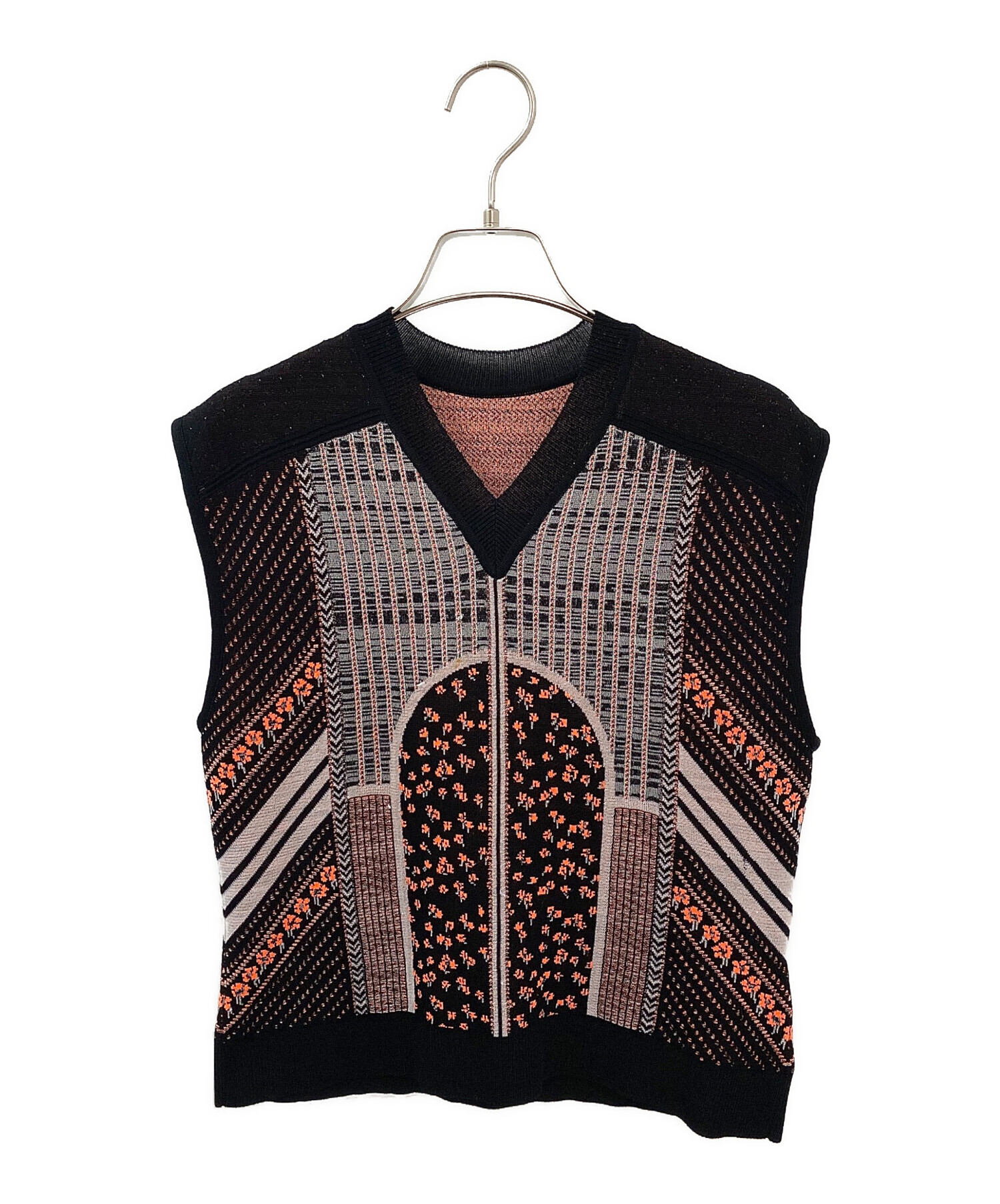 中古・古着通販】Mame Kurogouchi (マメクロゴウチ) 金木犀柄ニット