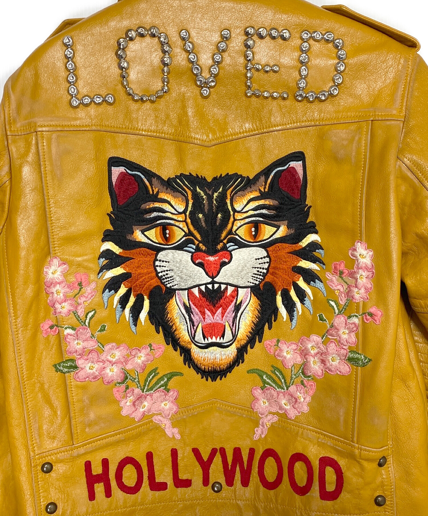 中古・古着通販】GUCCI (グッチ) LOVEDダブルライダースジャケット