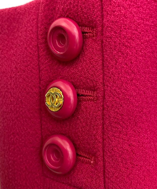 中古・古着通販】CHANEL (シャネル) ココボタンセットアップ ピンク