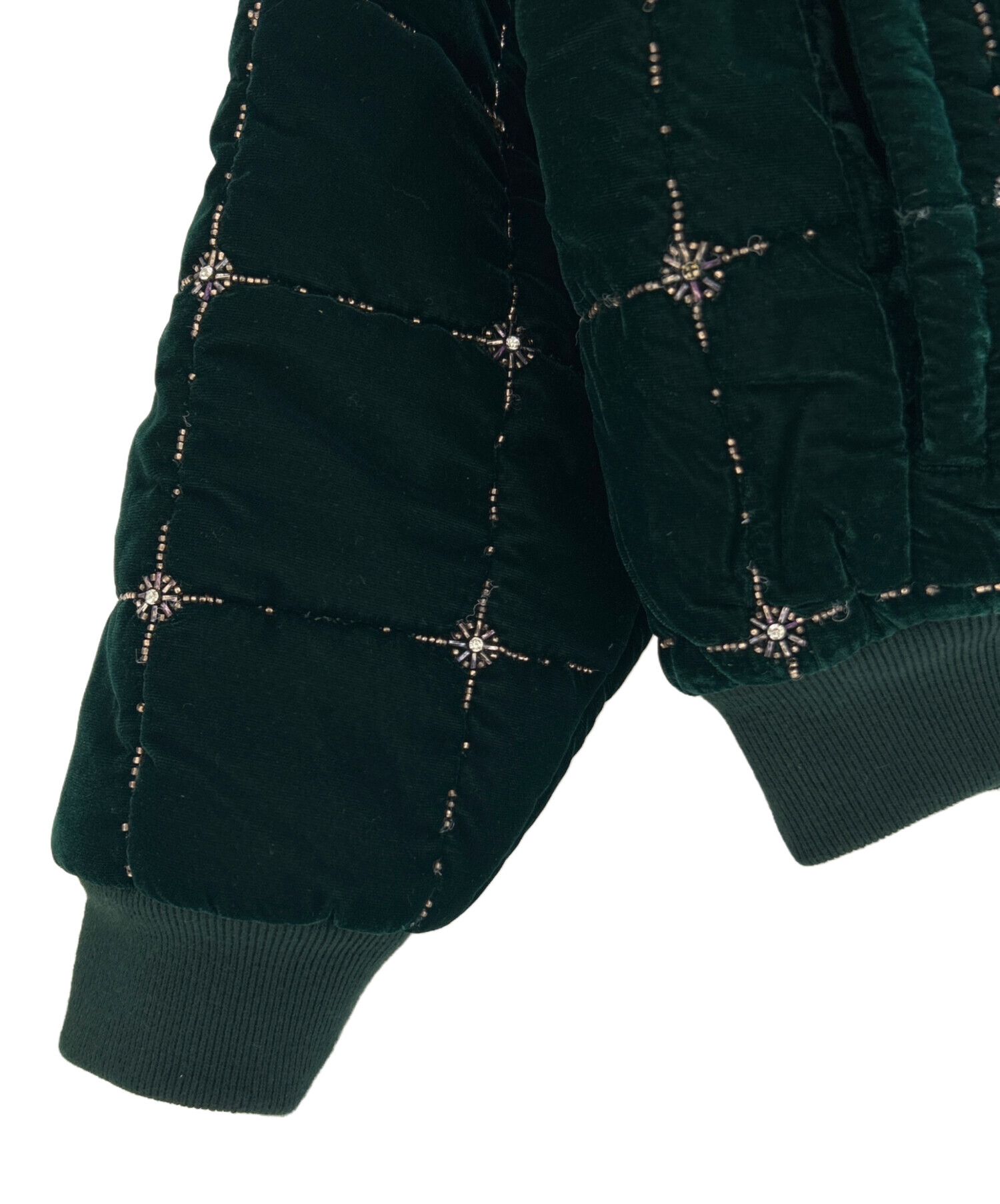 中古・古着通販】KITH (キス) ビーズ Velvet Clay ボンバー ジャケット