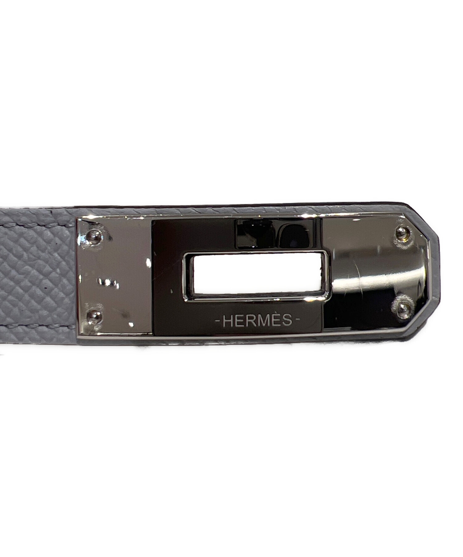 中古・古着通販】HERMES (エルメス) ケリーベルト 18mm ブルーグラシエ