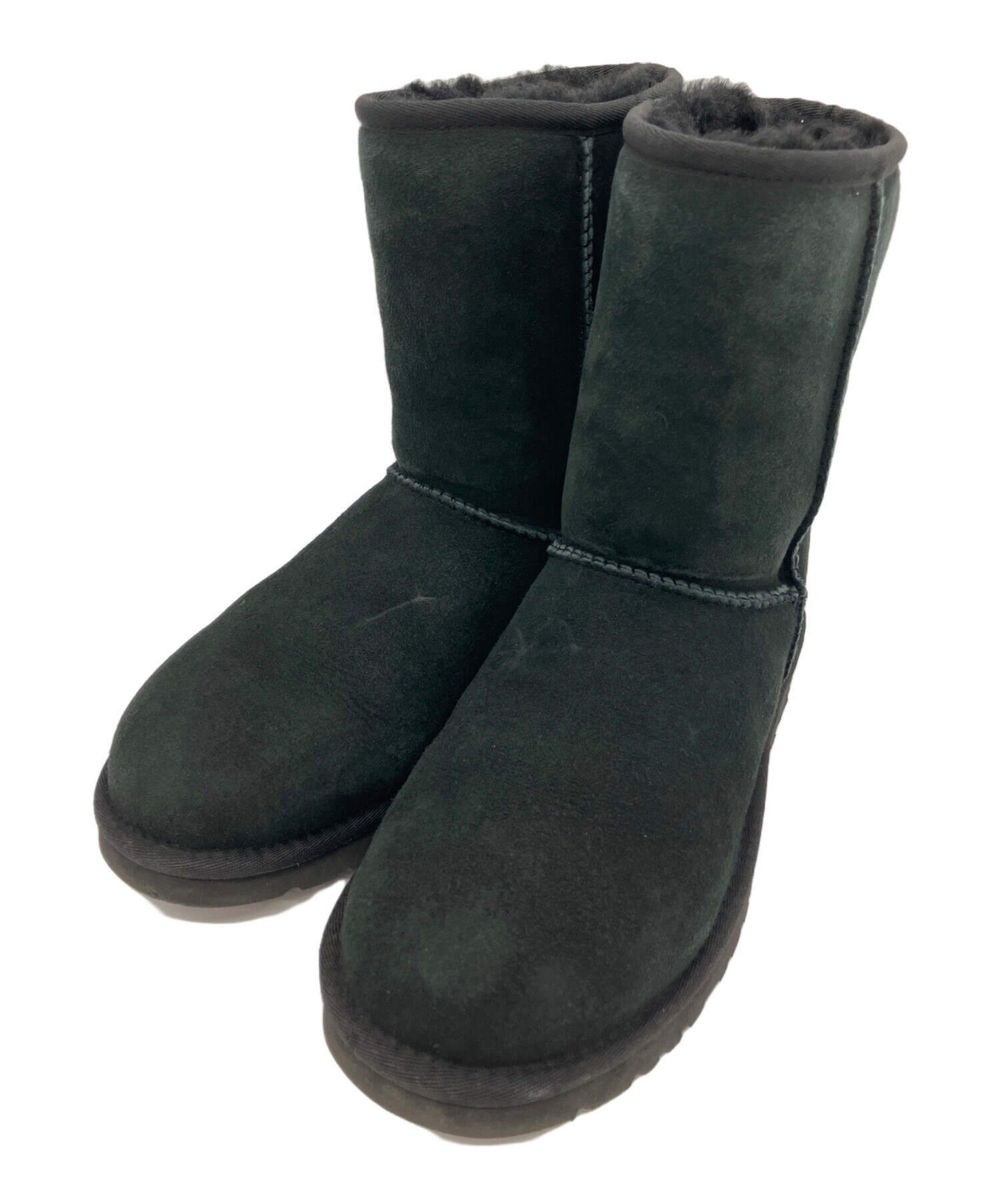 中古・古着通販】UGG (アグ) ムートンブーツ ブラック サイズ:24