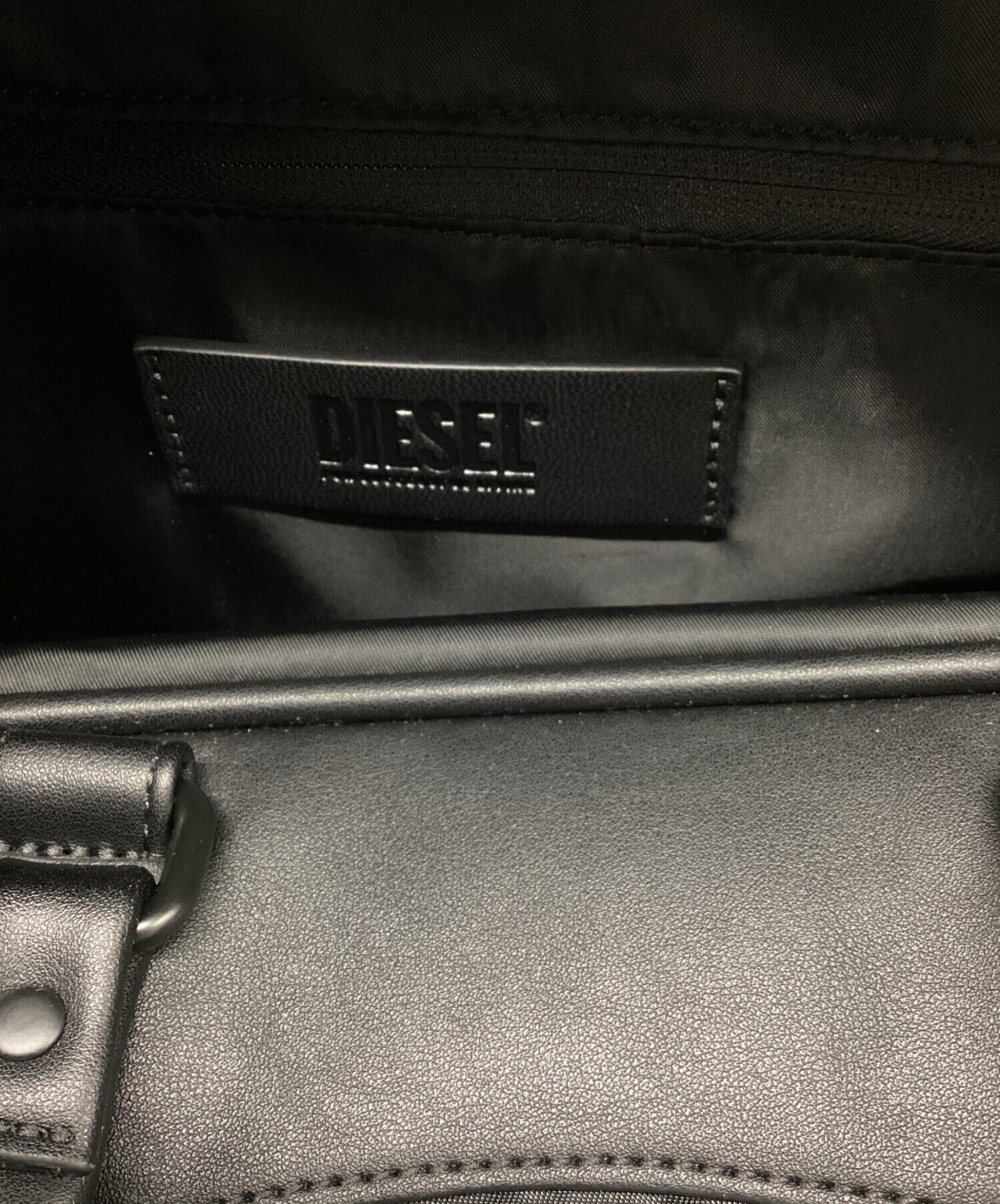 中古・古着通販】DIESEL (ディーゼル) 2WAYボストンバッグ ブラック