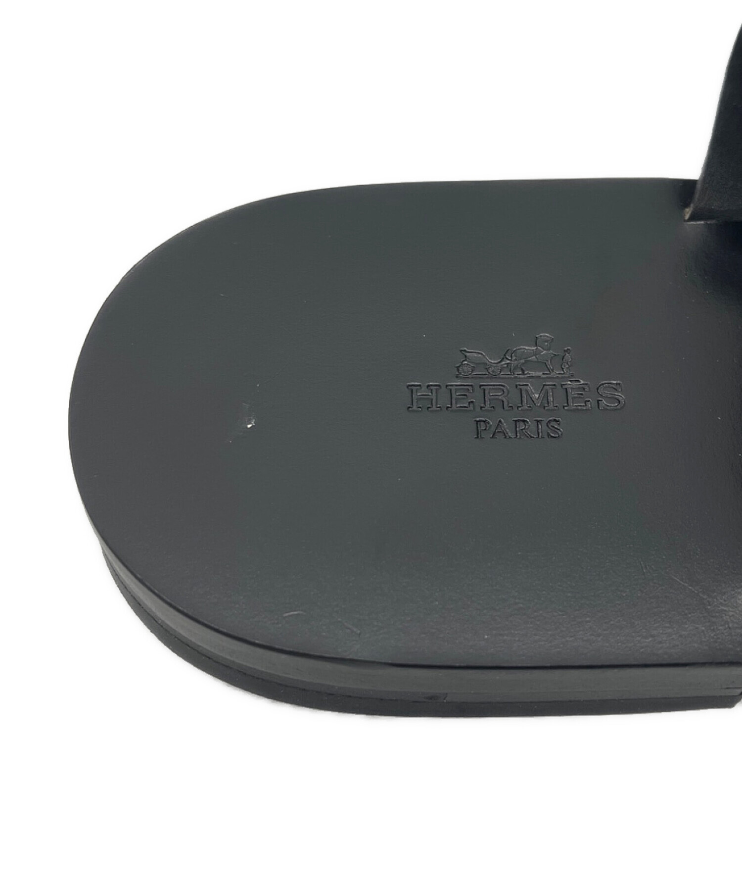 中古・古着通販】HERMES (エルメス) サンダル ギャラリー ブラック