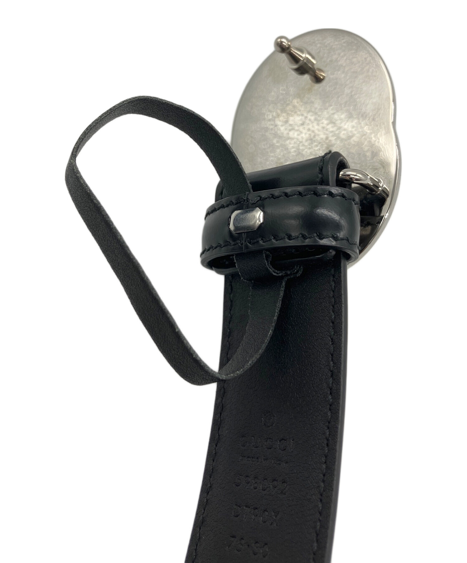 中古・古着通販】GUCCI (グッチ) インターロッキングGレザーベルト