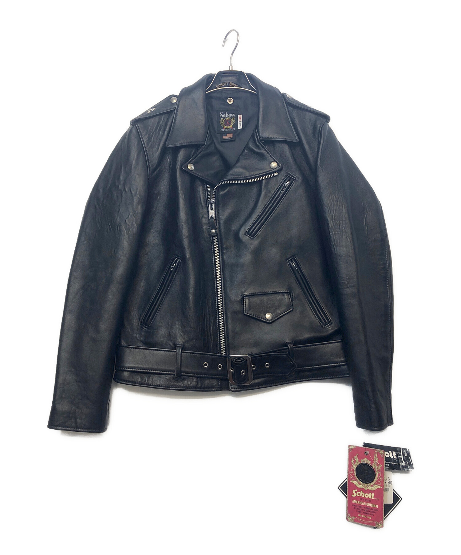 中古・古着通販】Schott (ショット) ダブルライダースジャケット