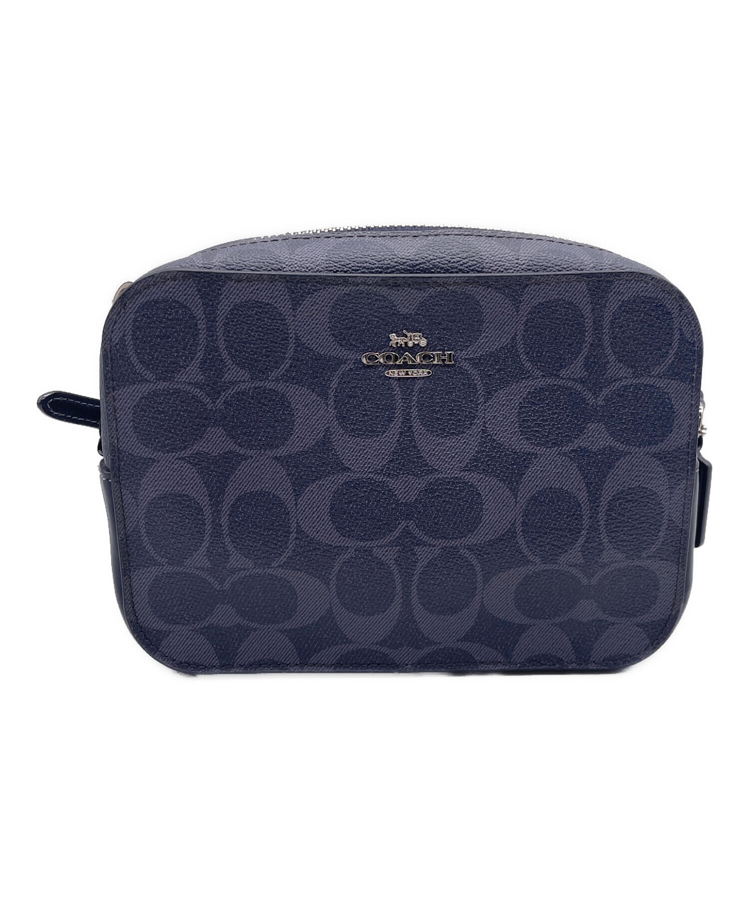 中古・古着通販】COACH (コーチ) ショルダーバッグ ネイビー｜ブランド