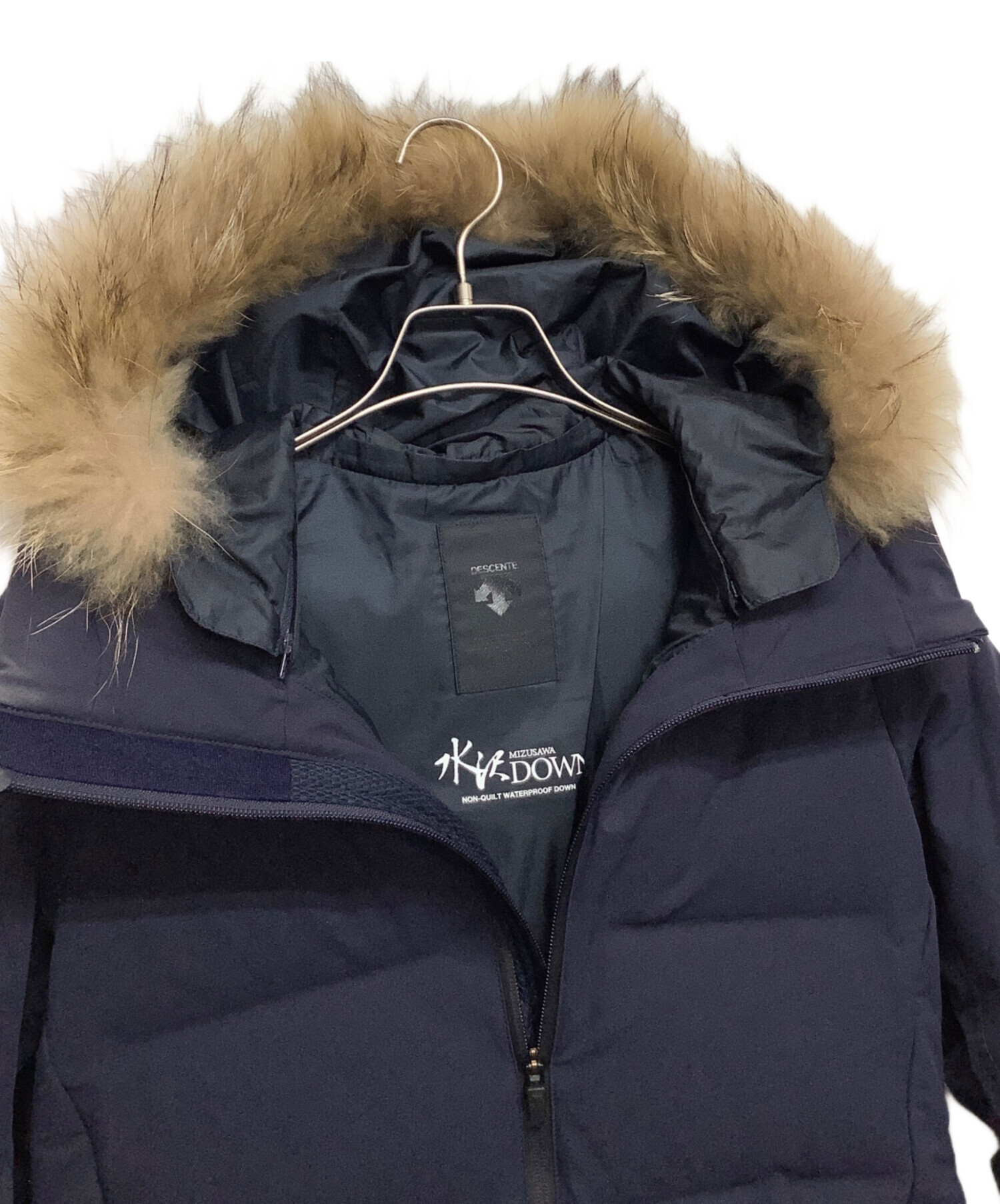 中古・古着通販】DESCENTE (デサント) ダウンジャケット ネイビー