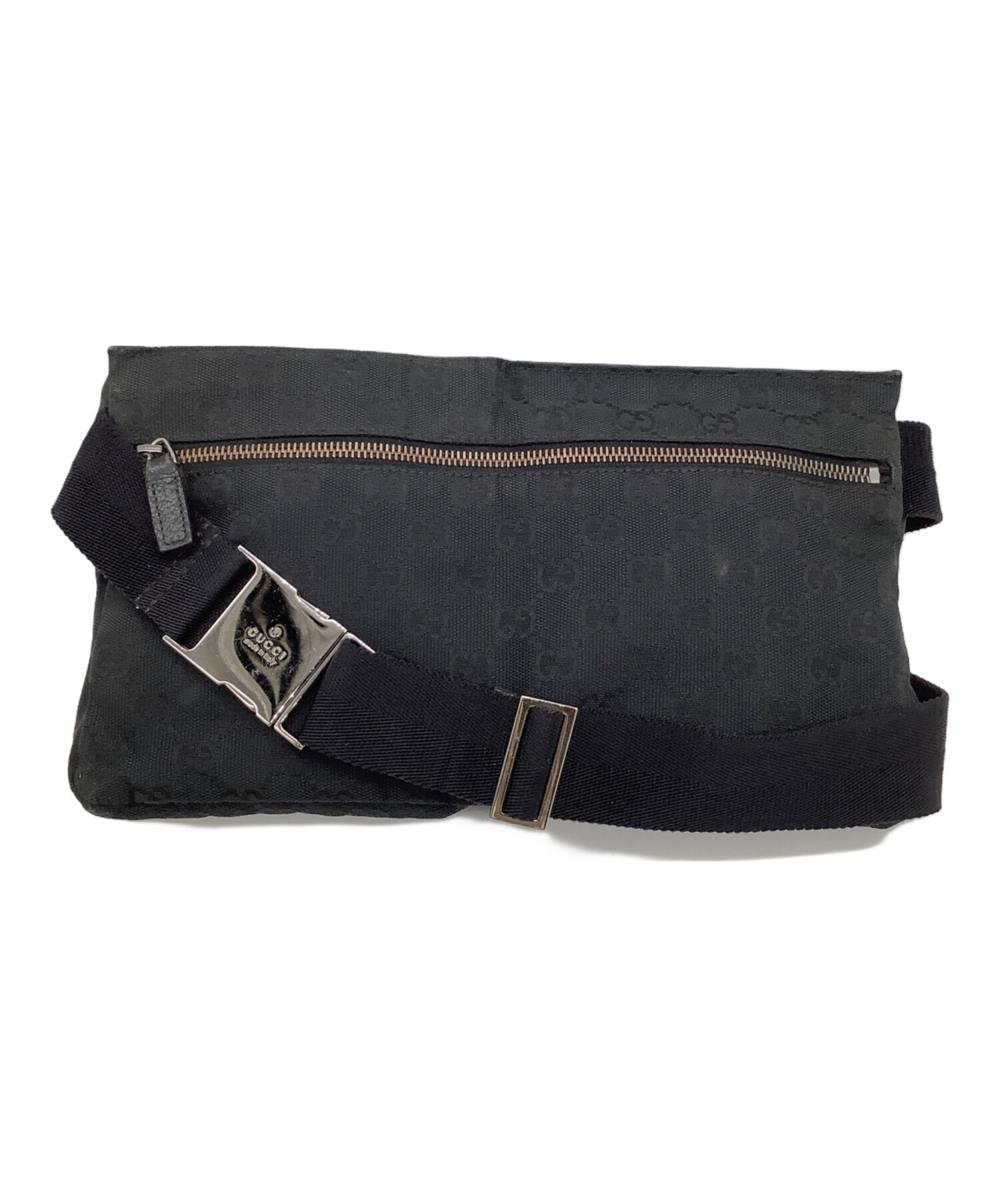 中古・古着通販】GUCCI (グッチ) ウエストバッグ ブラック｜ブランド