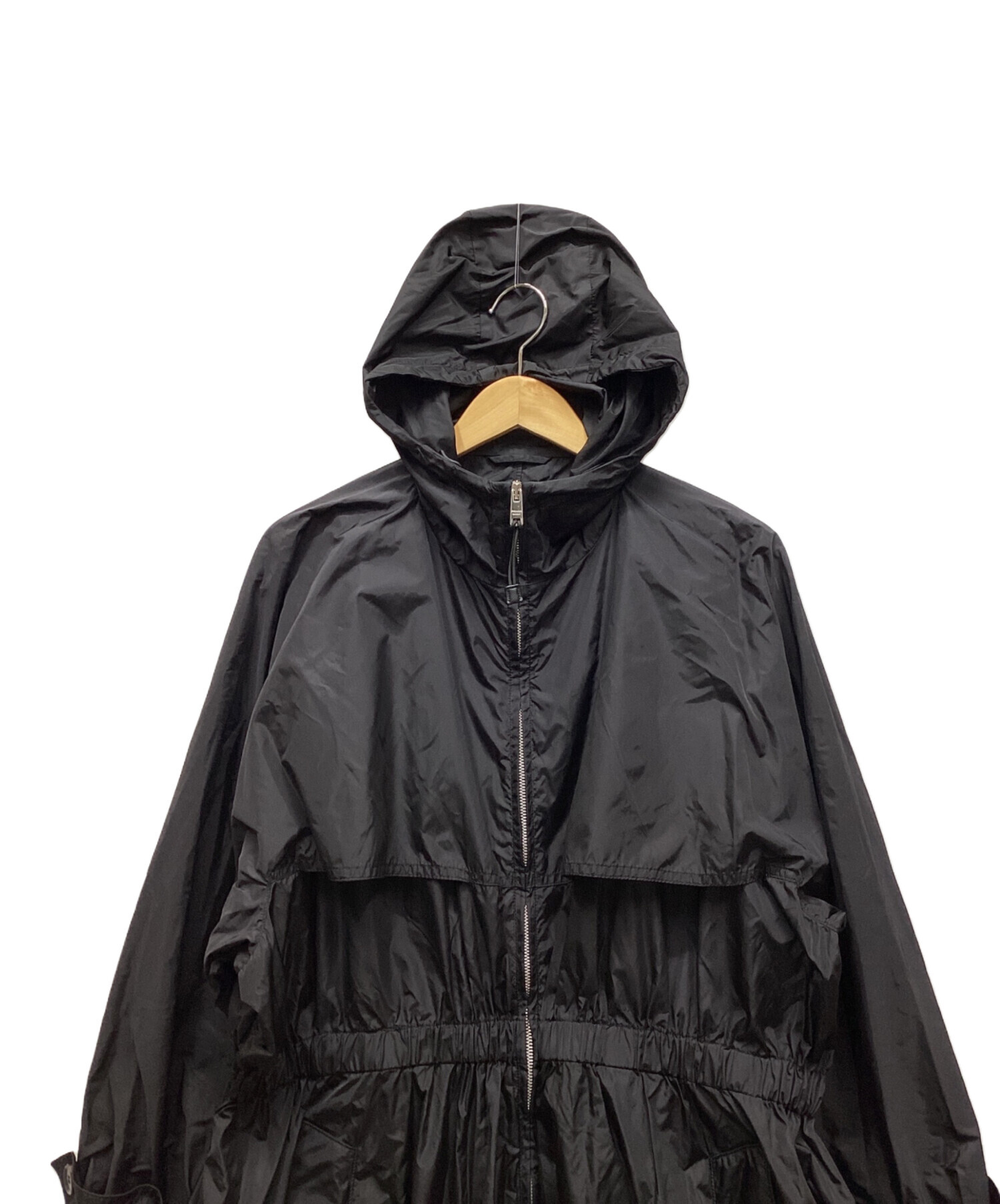 中古・古着通販】PRADA (プラダ) ナイロンコート ブラック サイズ:40