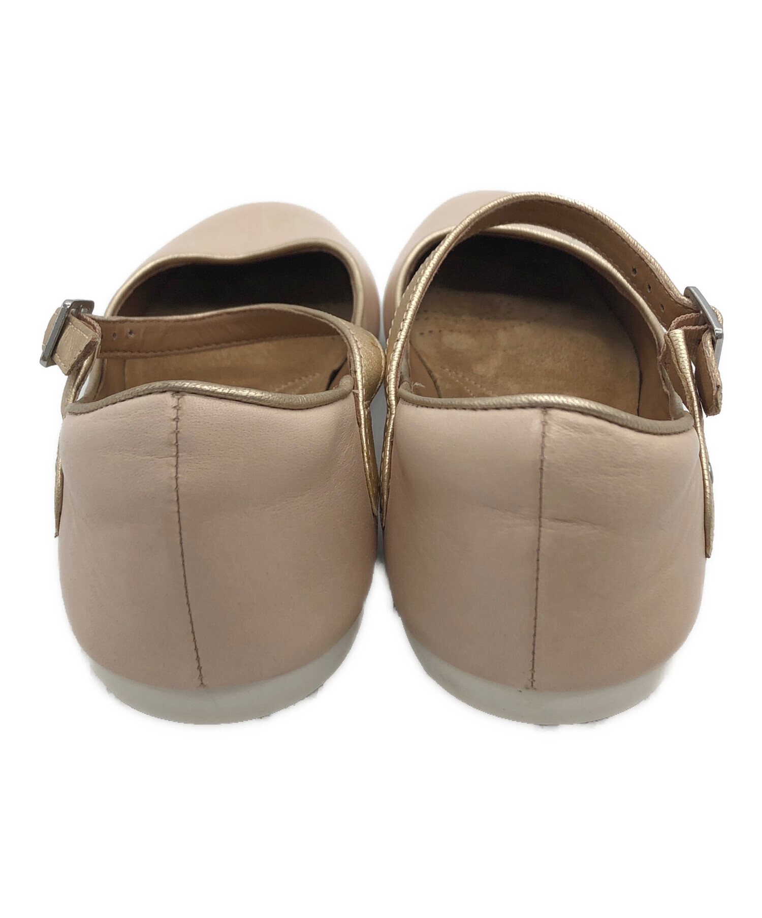 中古・古着通販】CLARKS (クラークス) ストラップシューズ ピンク