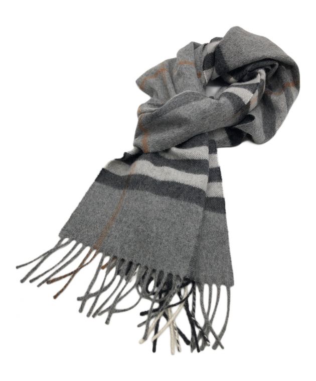 Burberrys バーバリー グレー系ノヴチェック柄 マフラー 90s Burberrys