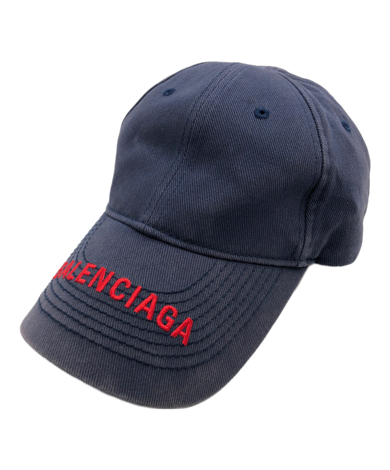 中古・古着通販】BALENCIAGA (バレンシアガ) キャップ ネイビー サイズ
